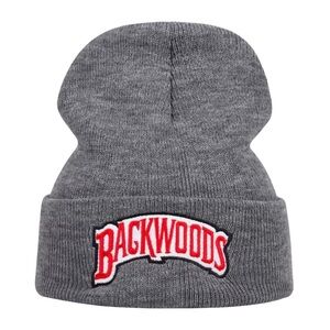 New Backwoods Grey Logo Beanie Unisex One Size